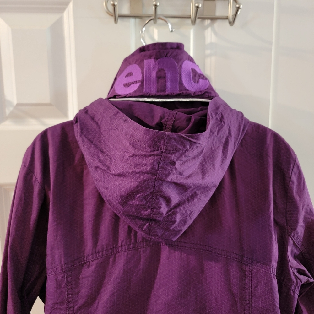 BENCH‎ URBANWEAR Barbque Winbreaker Jacket Hood Size 12 Purple - Picture 7 of 13